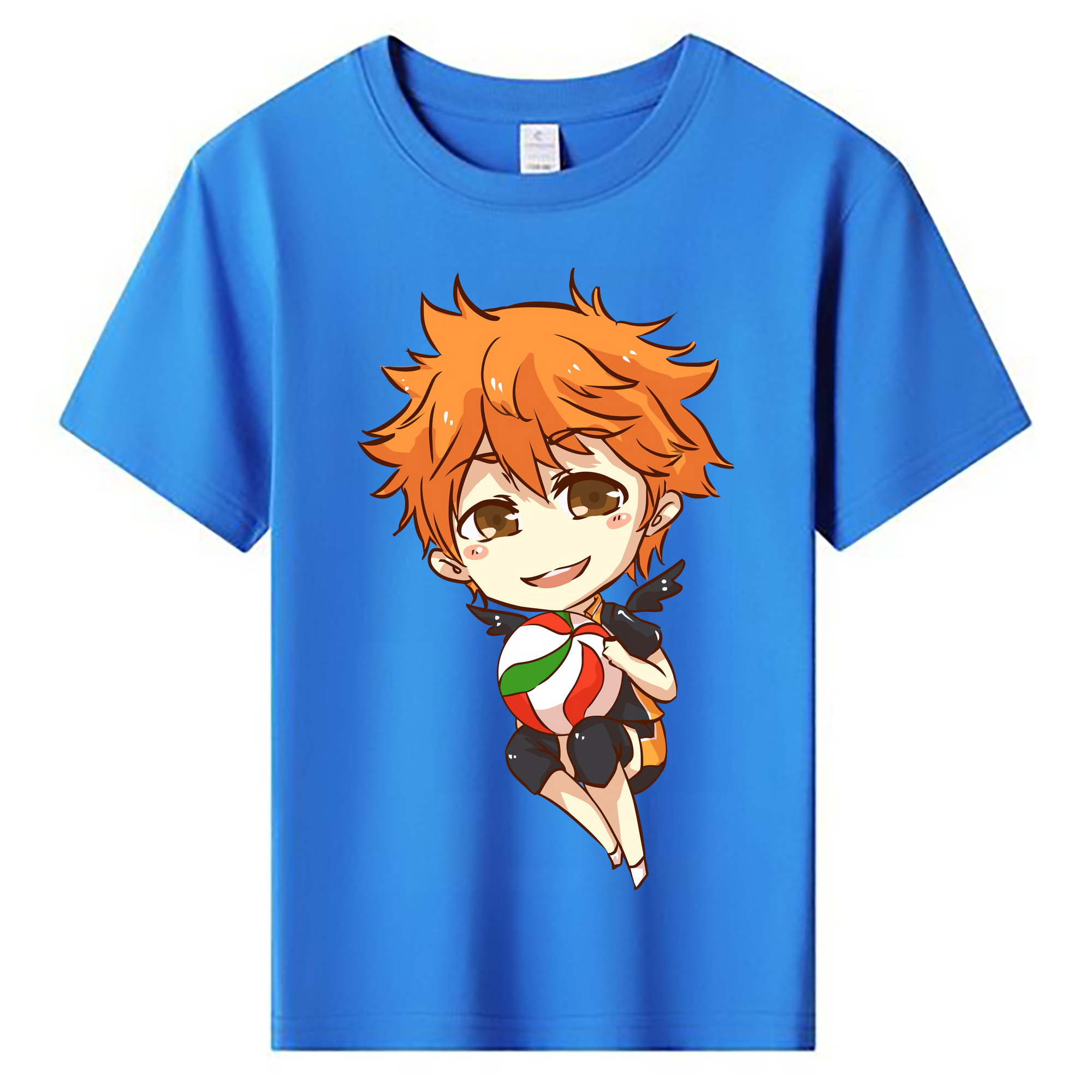 （画像用） ハイキュー!! Haikyu!! 綿100％キッズTシャツ（フロントプリント）